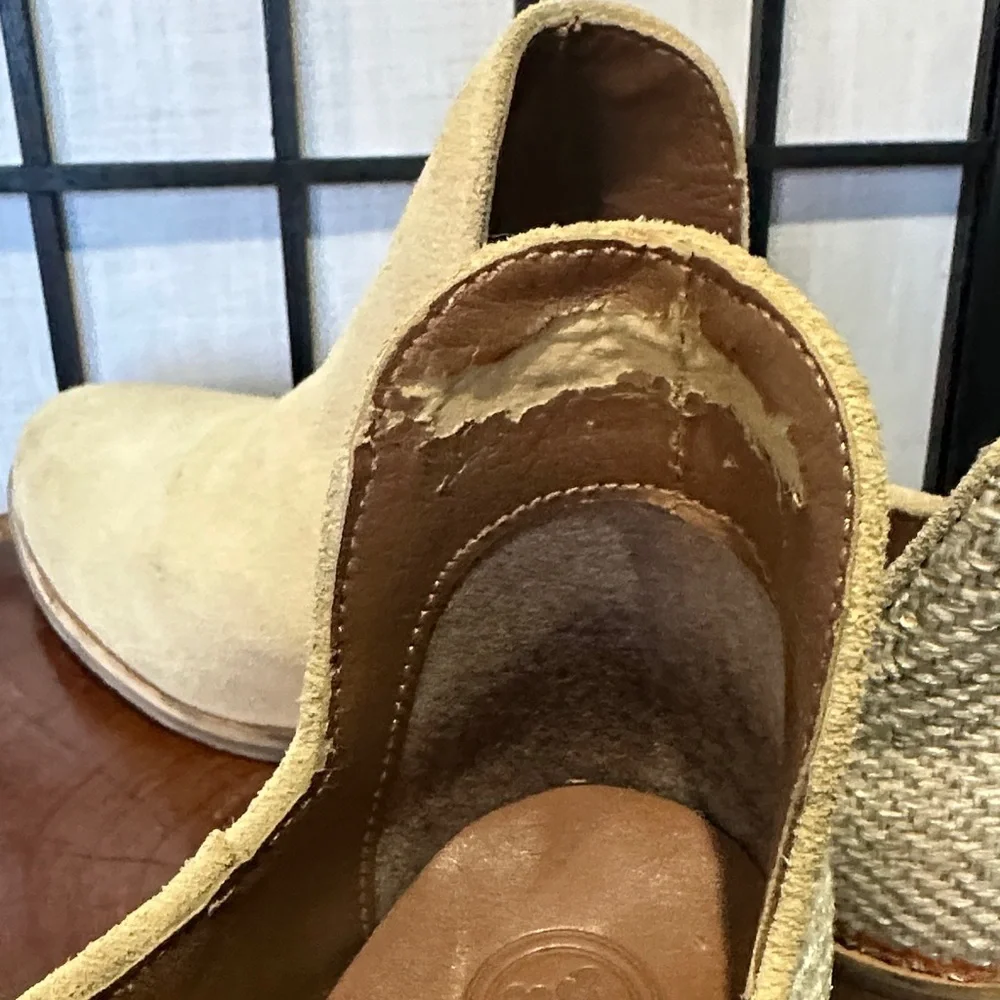 Charleston Shoe Company Camden Suede bootie MSRP $195 Tan Size 8